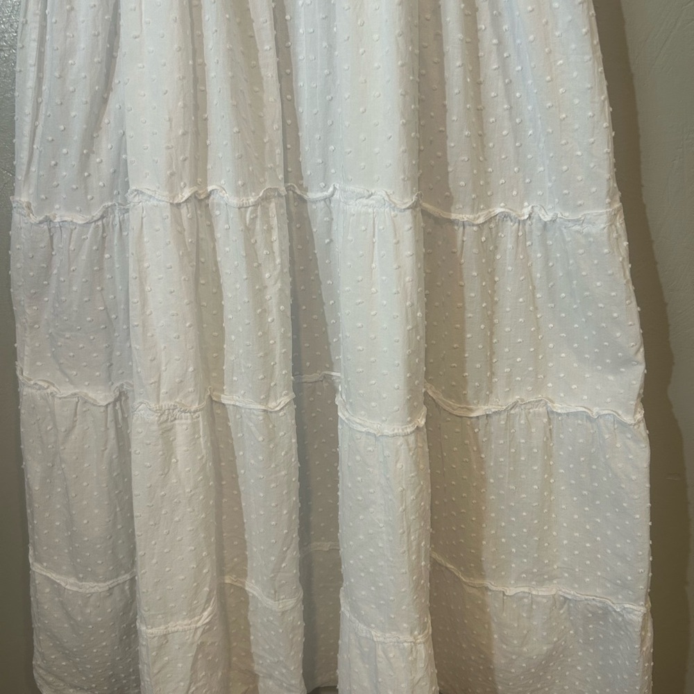 Hill House White Swiss Dot Midi Nap Dress - Picture 10 of 11